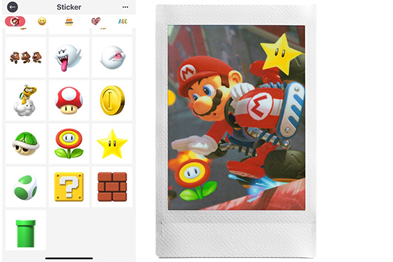 新增的超級瑪利歐主題貼圖