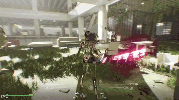 《DISORDER》遊戲中的高速戰鬥畫面