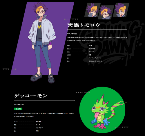 《數碼寶貝 beatbreak》角色 - 天馬智郎