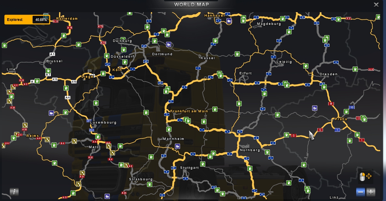 遊戲中風景優美的道路