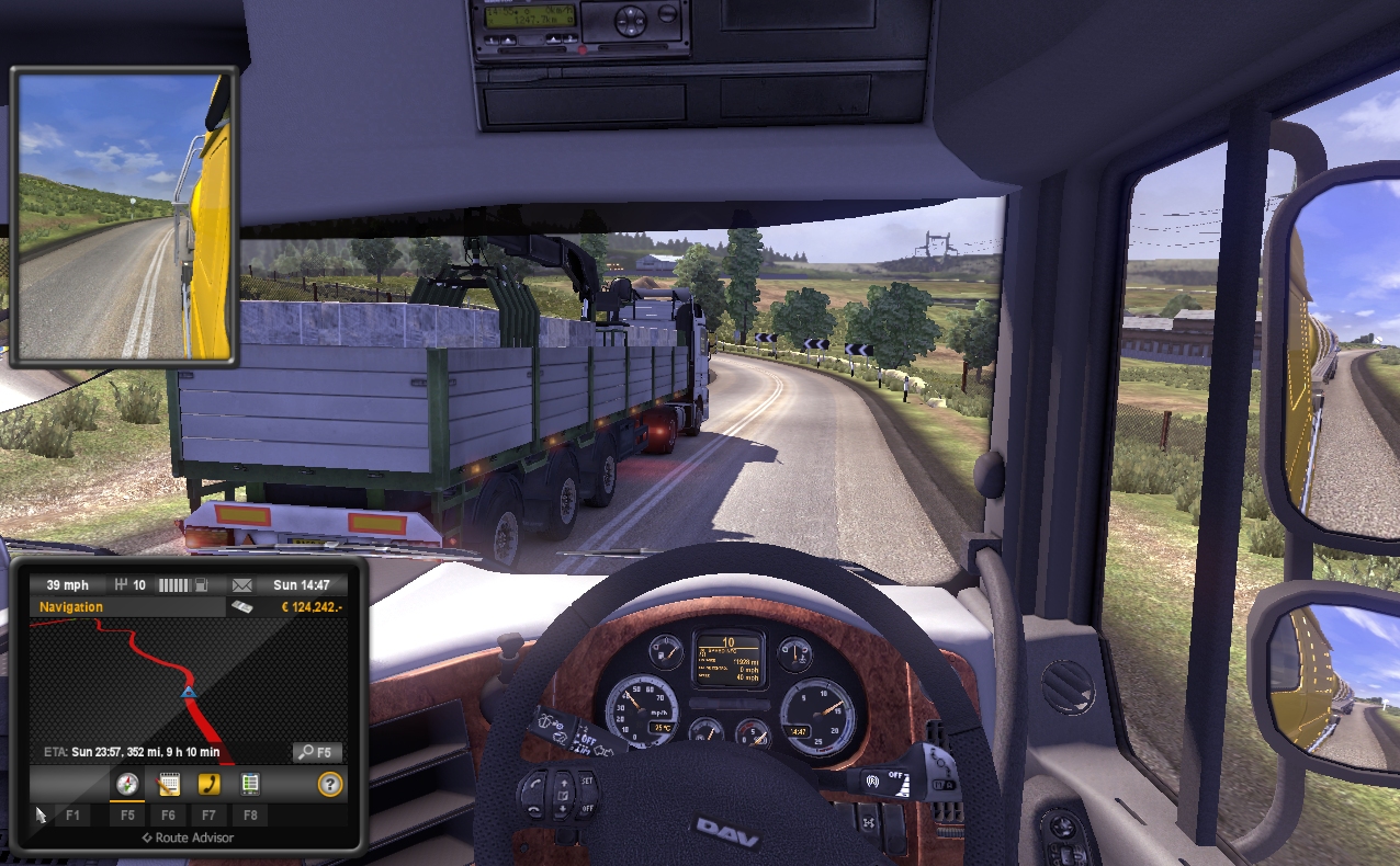 遊戲中的卡車細節