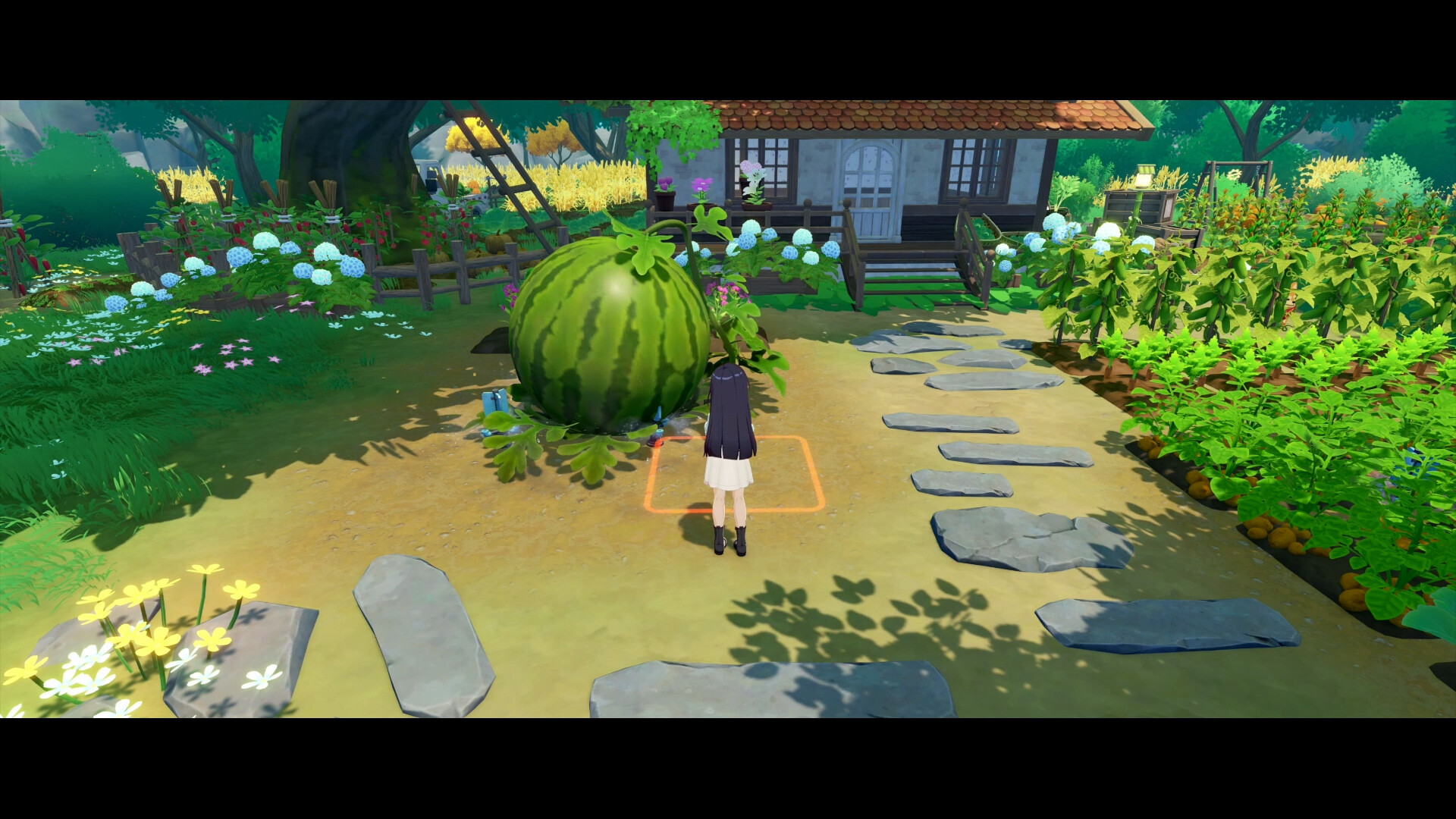 玩家騎乘載具在星砂島上探索。