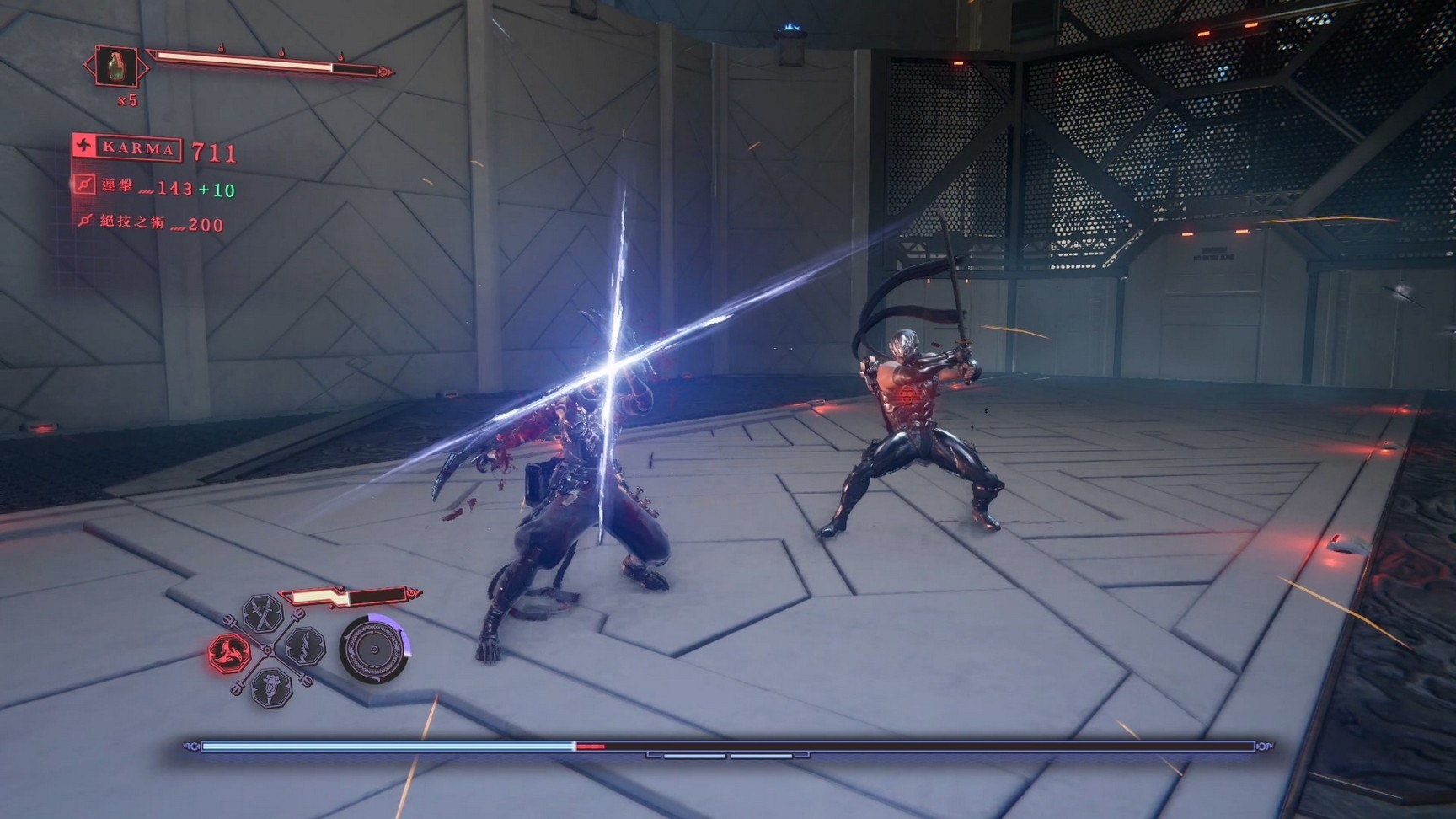 與龍隼的對決是本作最精彩的戰鬥之一。