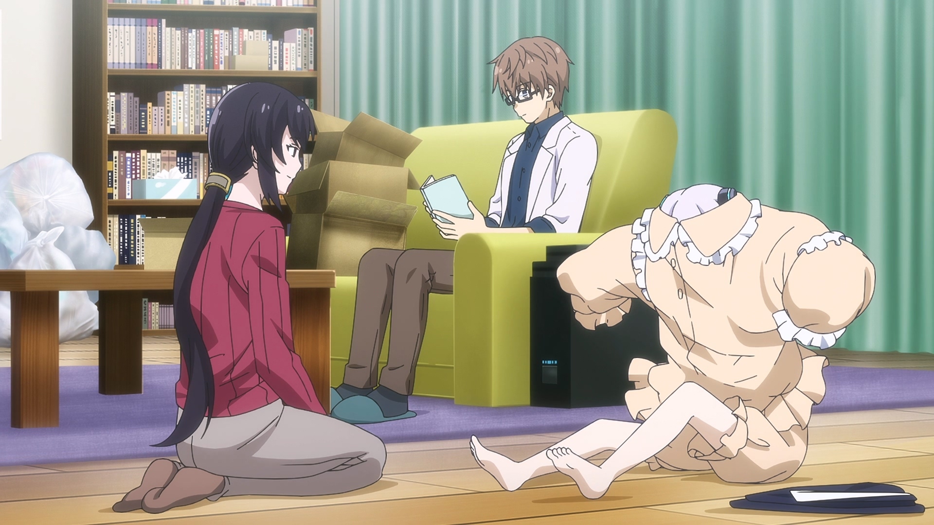 家庭感十足的換衣場景