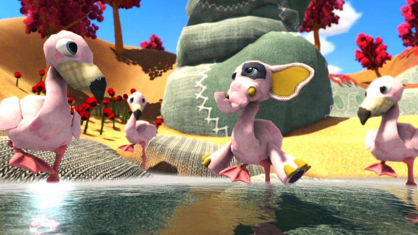 遊戲中有許多可愛的毛線生物