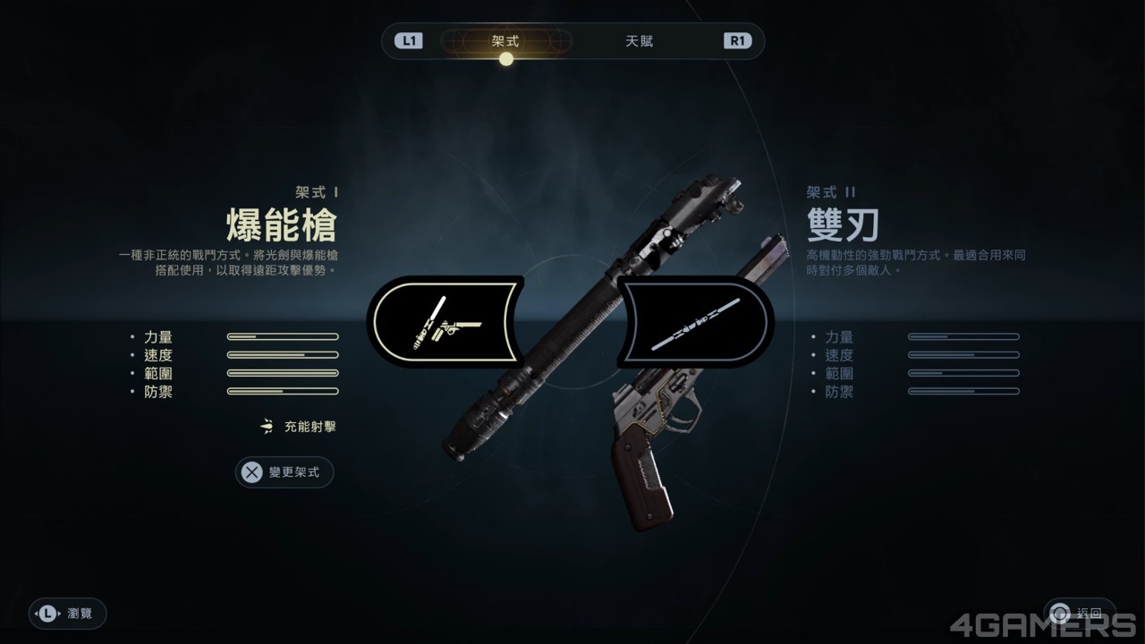 創新的爆能槍架式