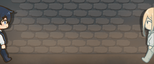 主角與幽靈相遇的動畫