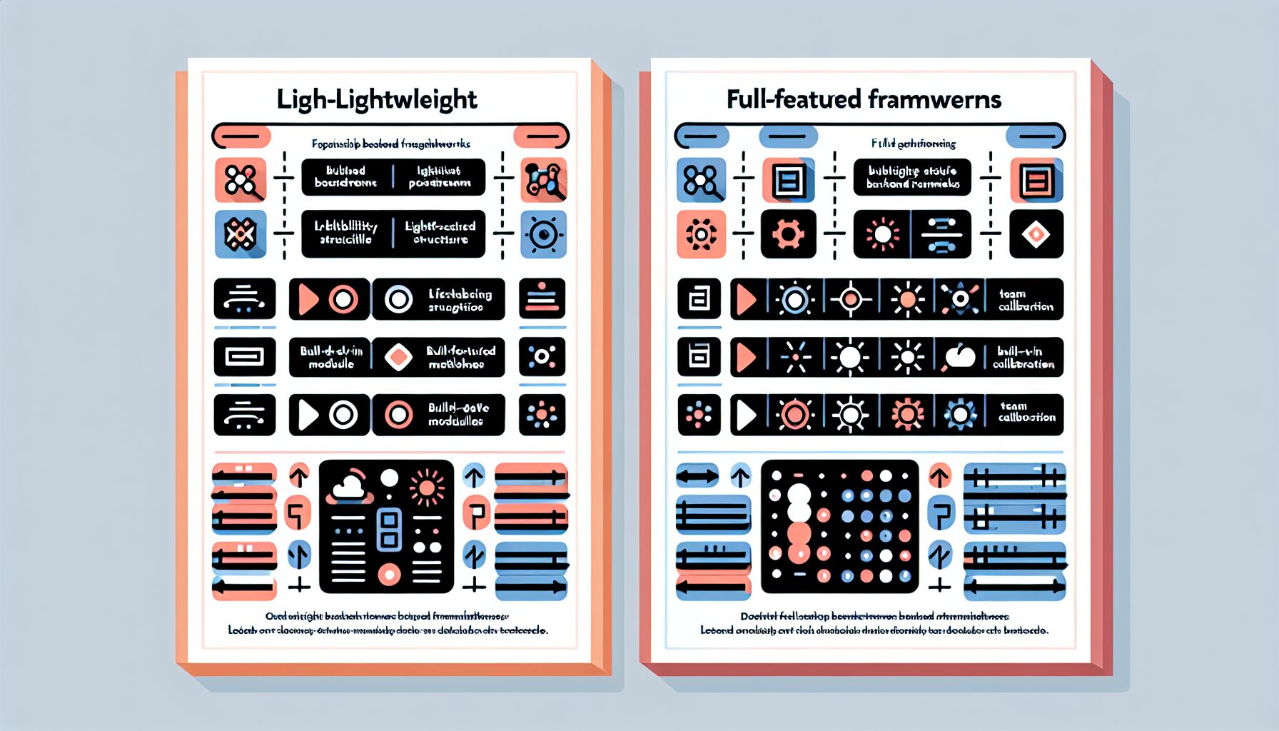 mygo 功能對比市場主流框架視覺圖