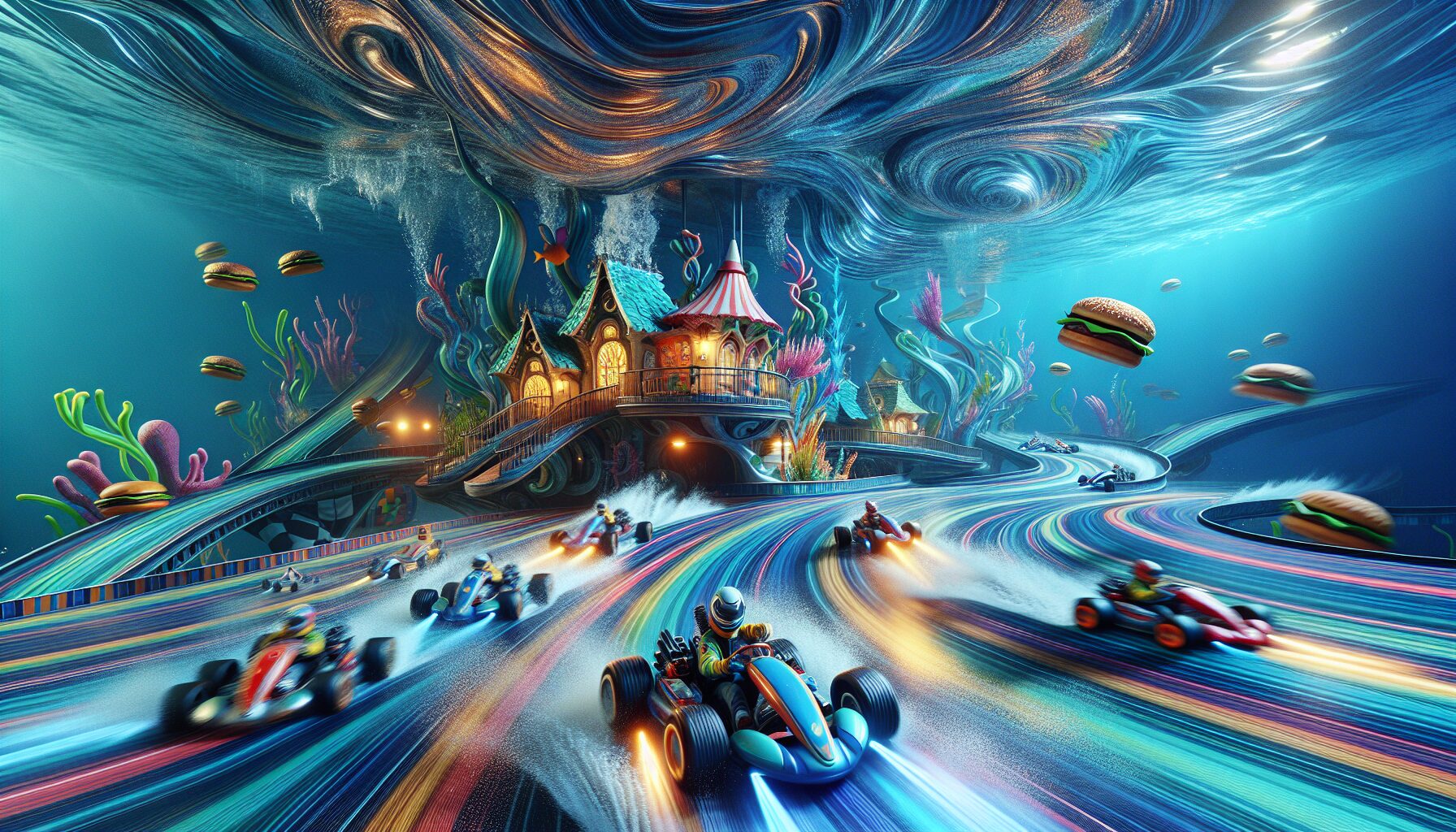 索尼克賽車 交叉世界 遊戲內實機競速畫面