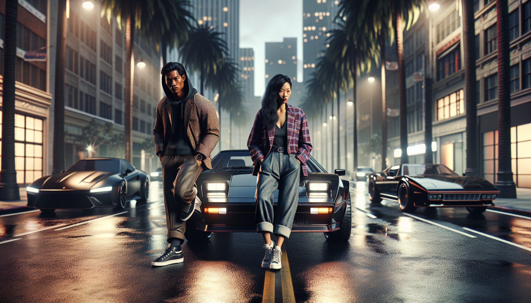 主角 Lucia 與 Jason 雙人形象宣傳圖