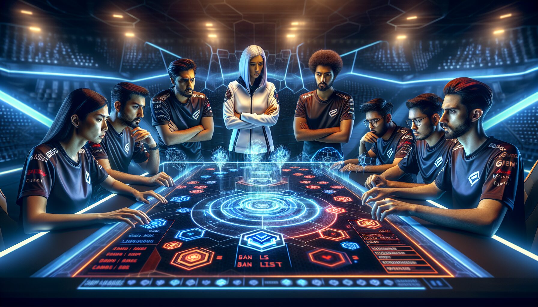 全局BP（Fearless Draft）規則示意圖與賽制圖標