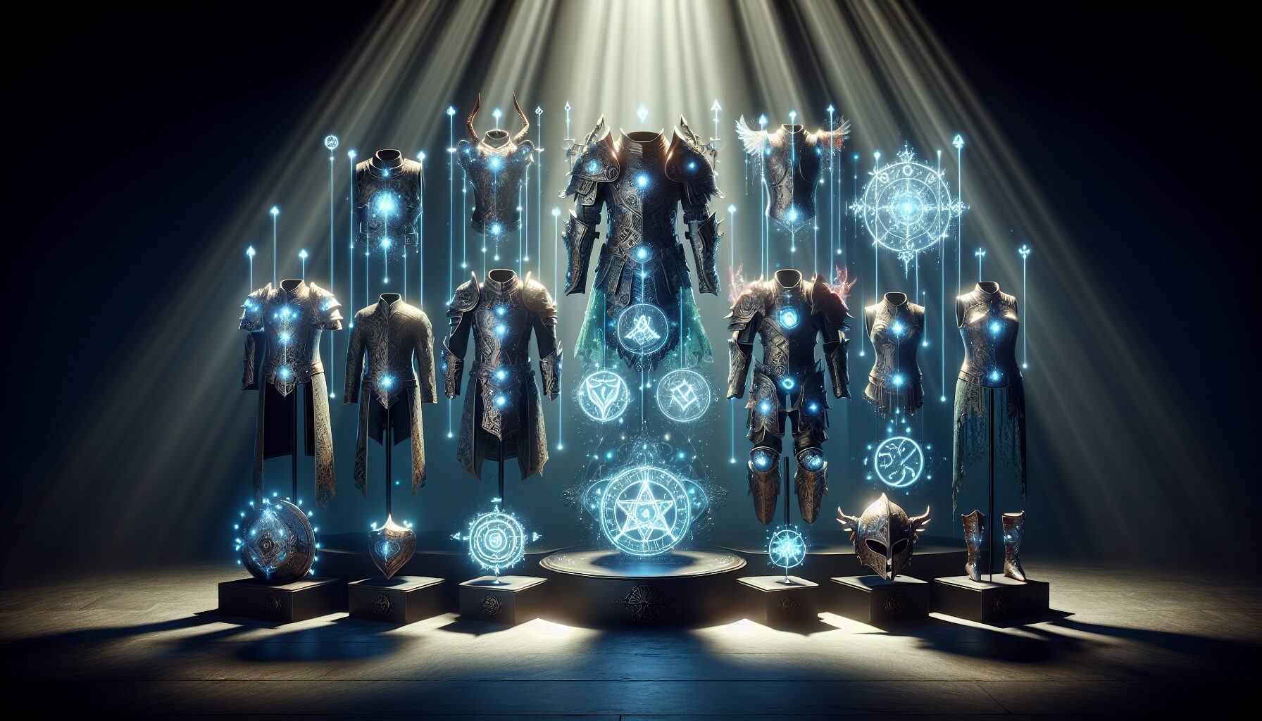 混沌護甲掉落展示,裝備新視覺效果及詞綴重組圖示