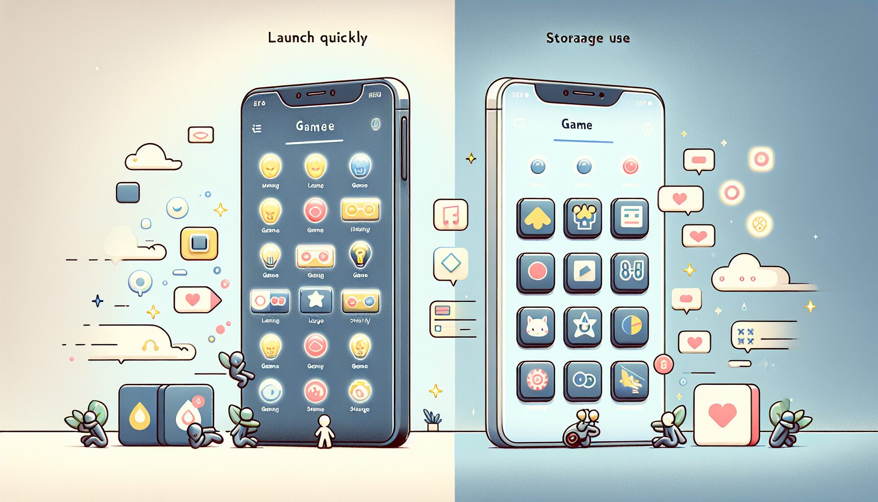 KUIOO平臺內多類型小遊戲分類展示