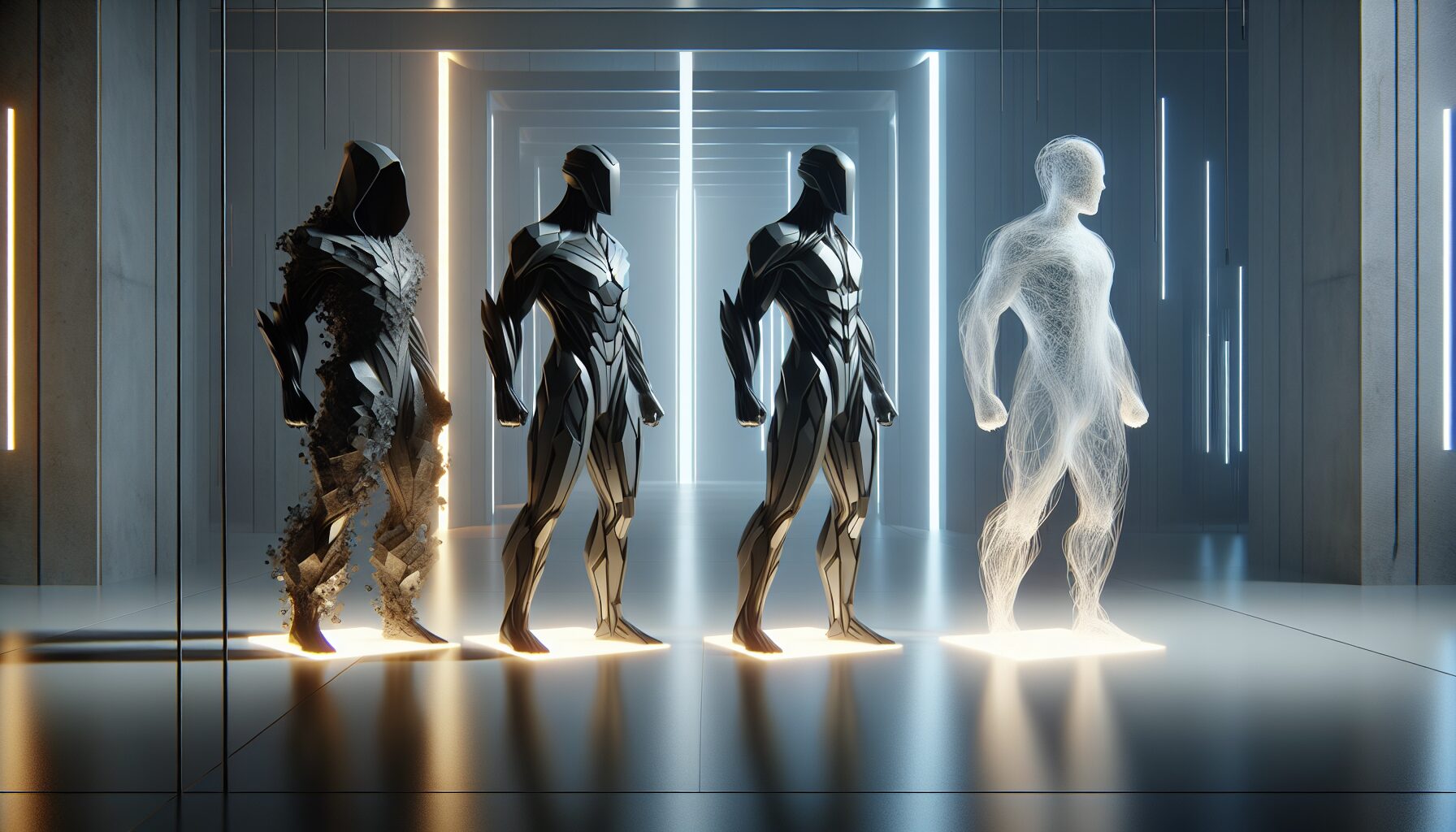 伊芙蝶技能樹概念圖 - 不同基因路徑分支與形態演化