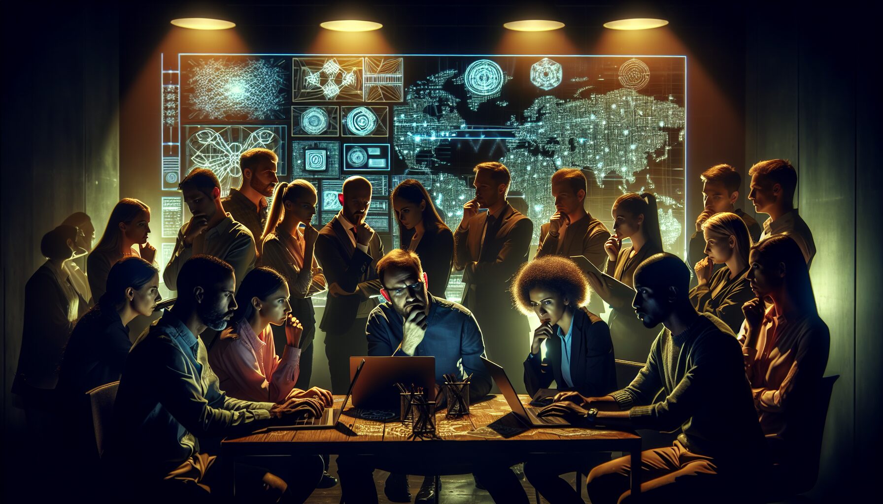 伊芙蝶核心勢力概念圖 - 世界主要勢力與主角立場交織圖