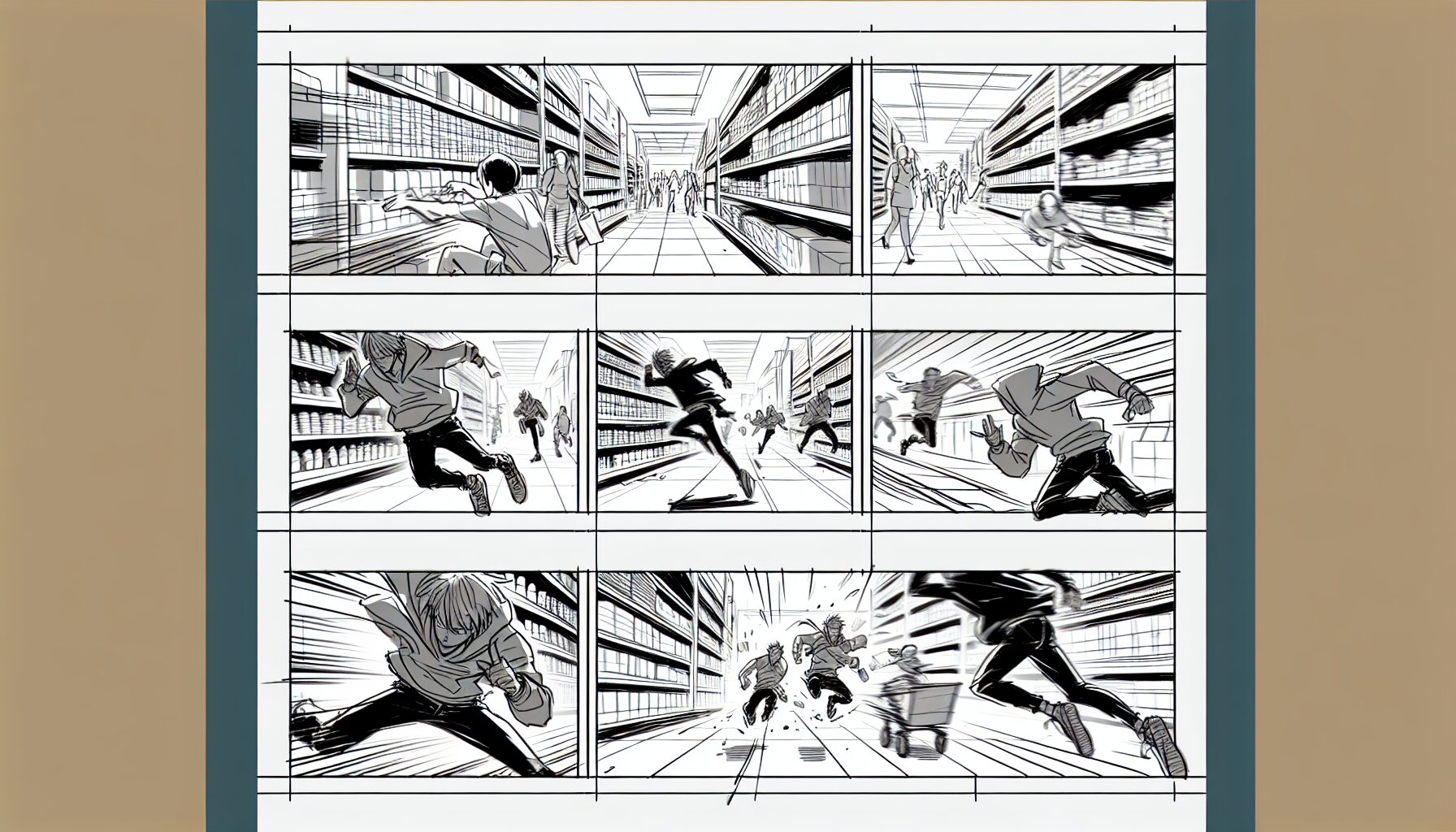 坂本日常動畫與漫畫分鏡對比,展現動作張力