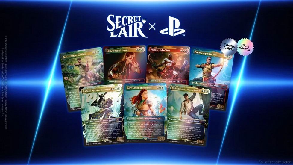 PlayStation 經典遊戲角色正式登場《魔法風雲會》 七款 Secret Lair 將於 10 月 28 日發售