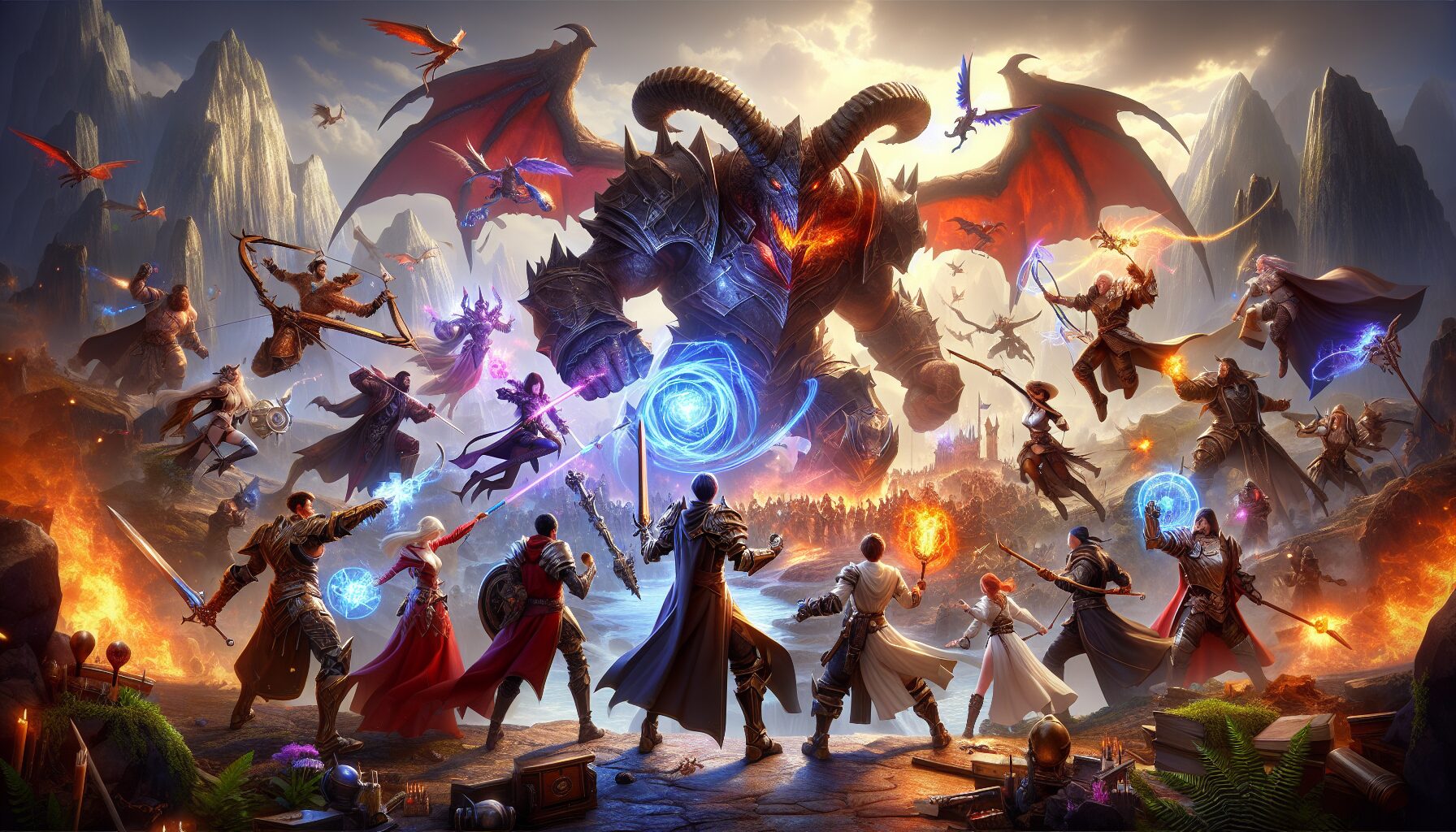 碎夢邊境多人共鬥主視覺及遊戲畫面截圖