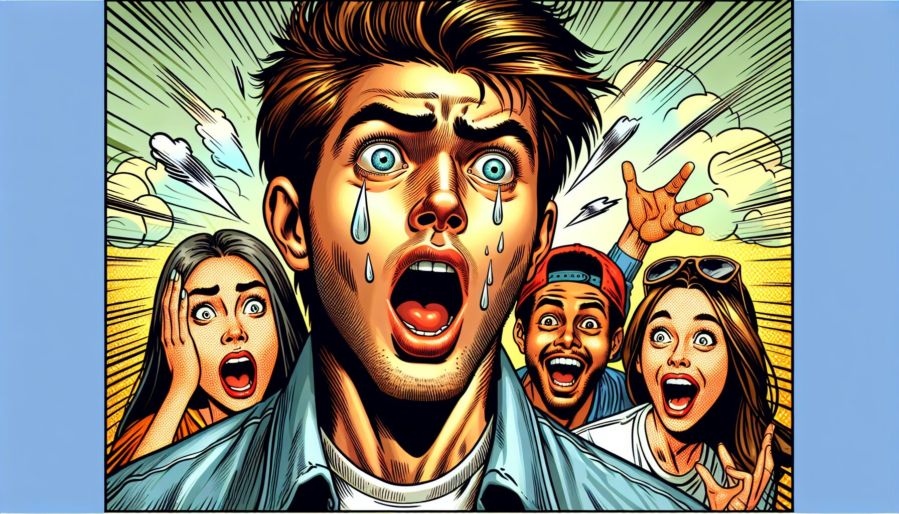 主角團各角色漫畫版集合圖