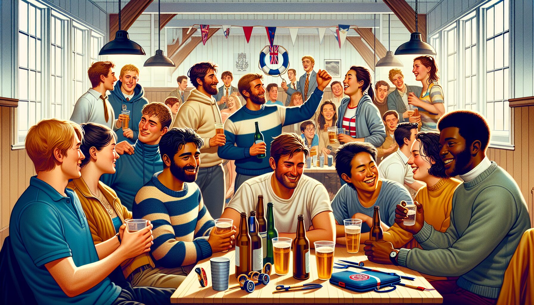 社團日常惡搞及友情融洽氛圍