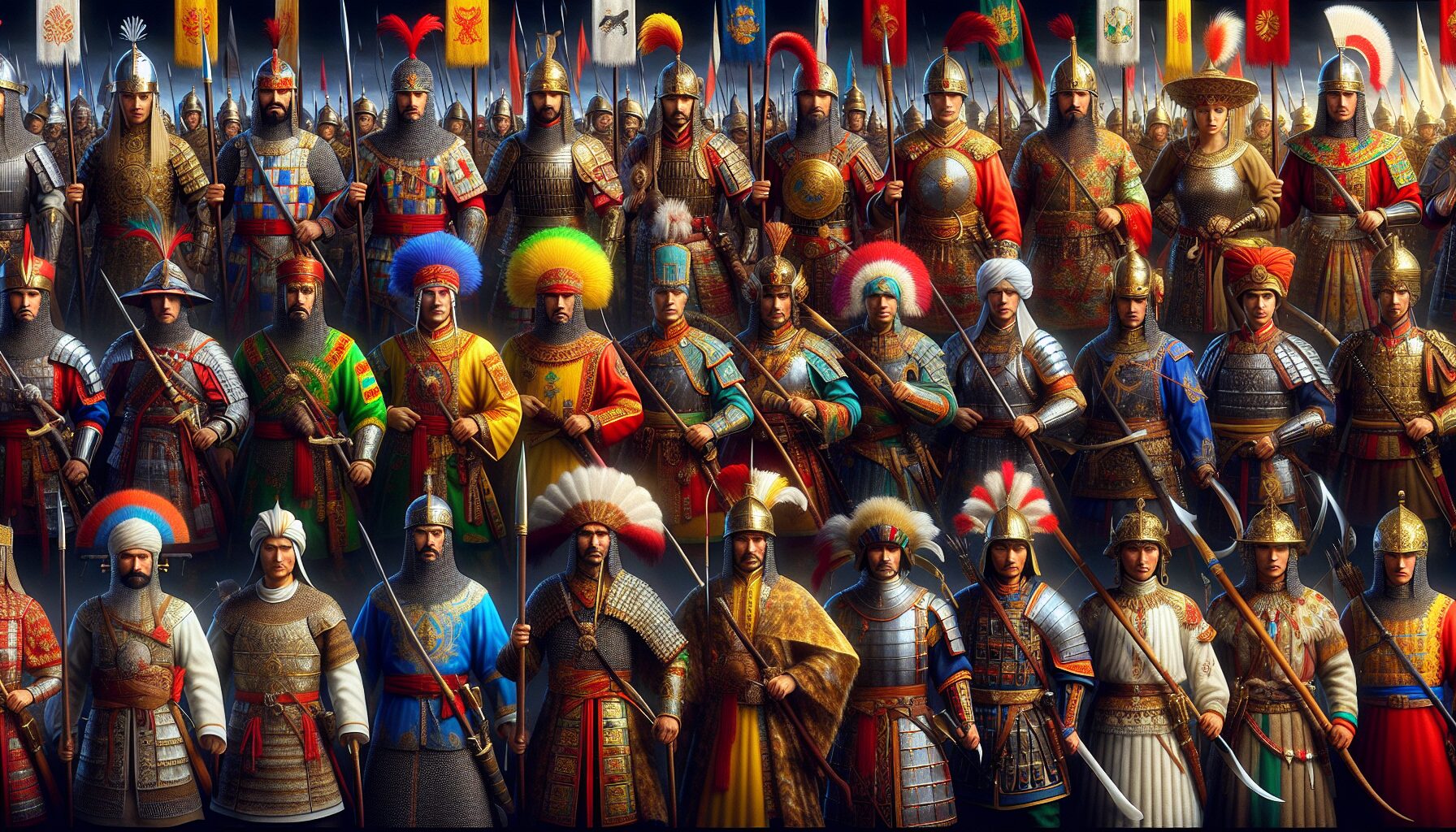 特殊單位與僧侶全新外觀局部展示(日本武士、火槍兵、東亞僧人等)