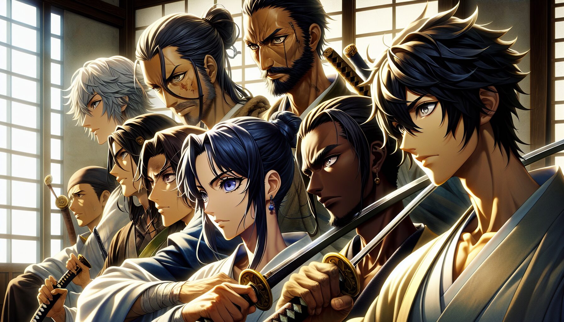 柱訓練場景動畫分鏡，展現不同訓練關卡