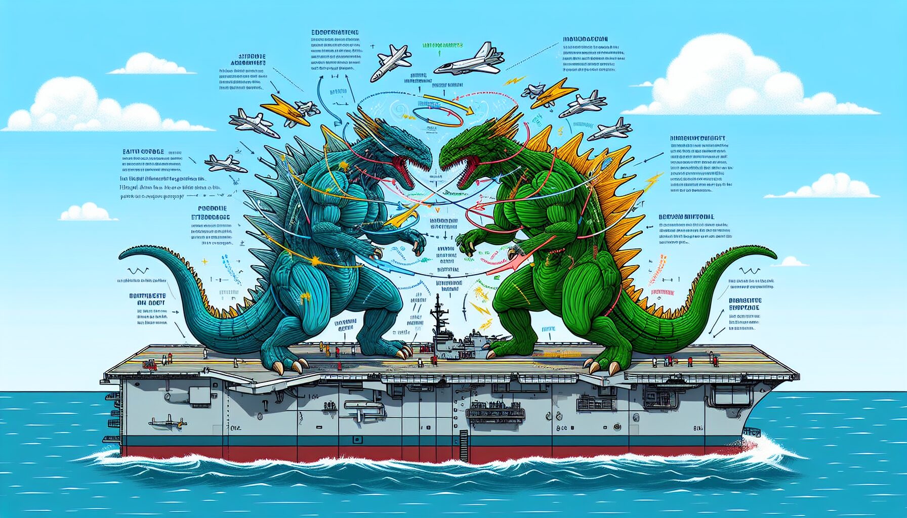 驚心動魄的塔斯曼海航母對決高潮場面