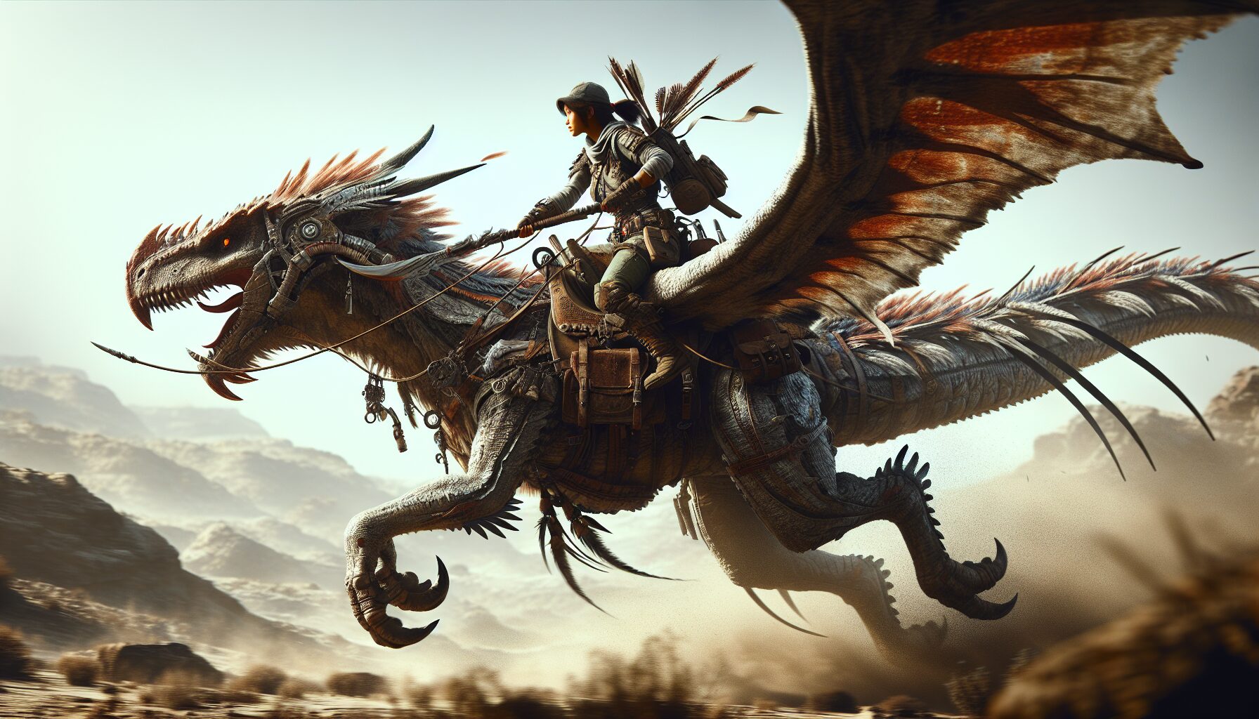 雙武器切換與集中模式戰鬥畫面