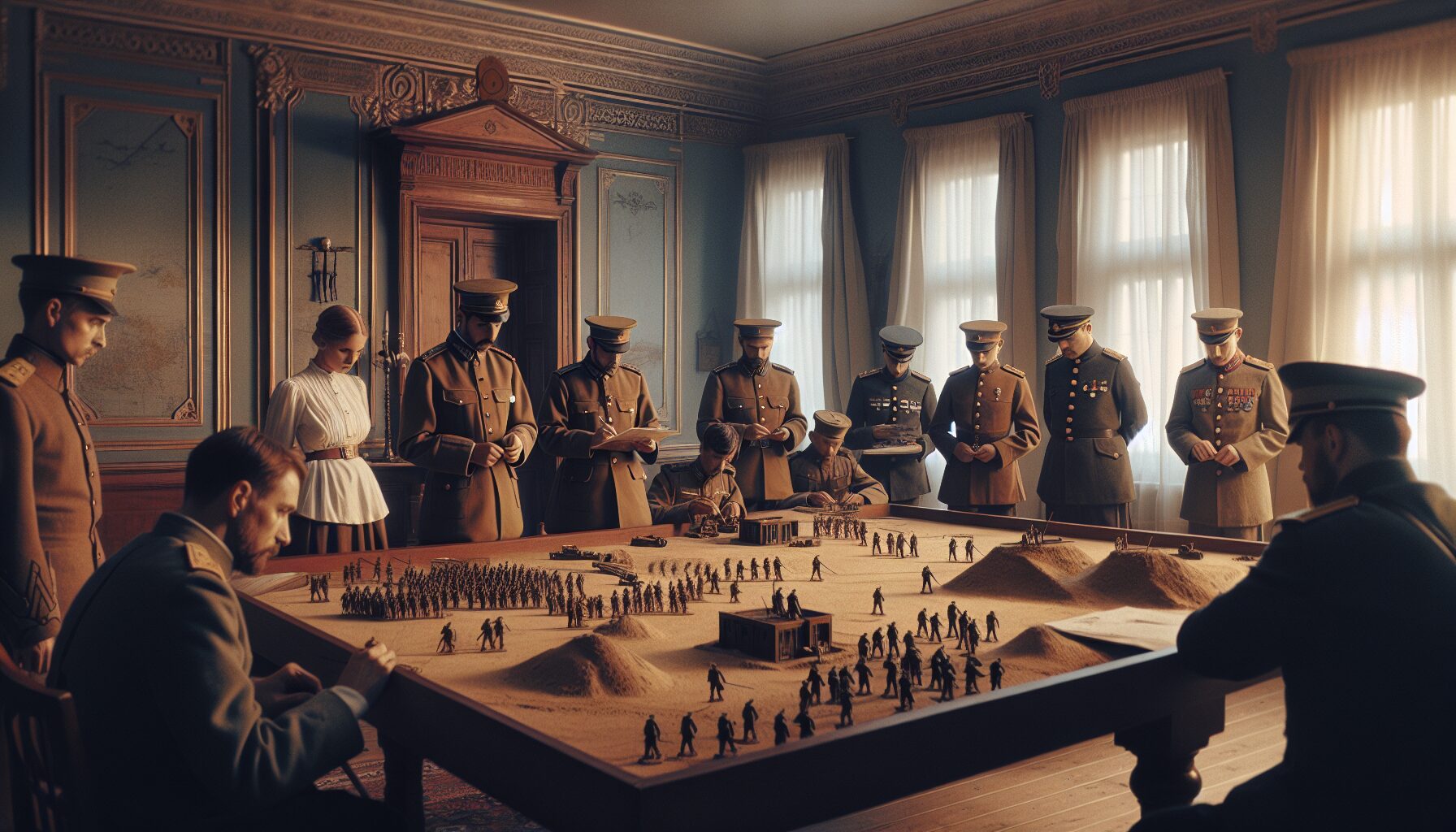 歷史戰棋與沙盤推演:Kriegsspiel的早期模擬展示