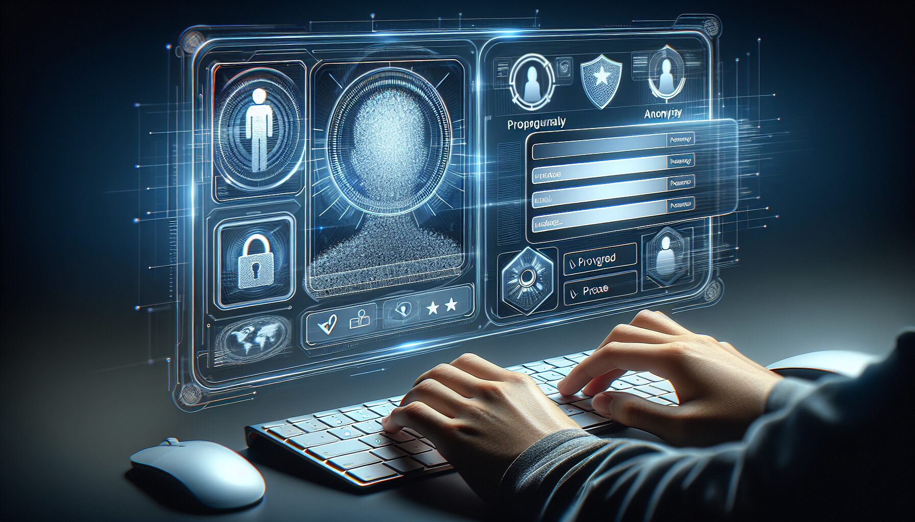 英雄聯盟實況主匿名模式三重層級示意