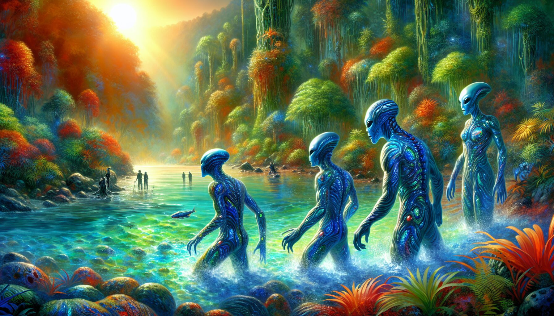 蘇里一家於潘朵拉海岸相擁，象徵家庭核心與傳承主題