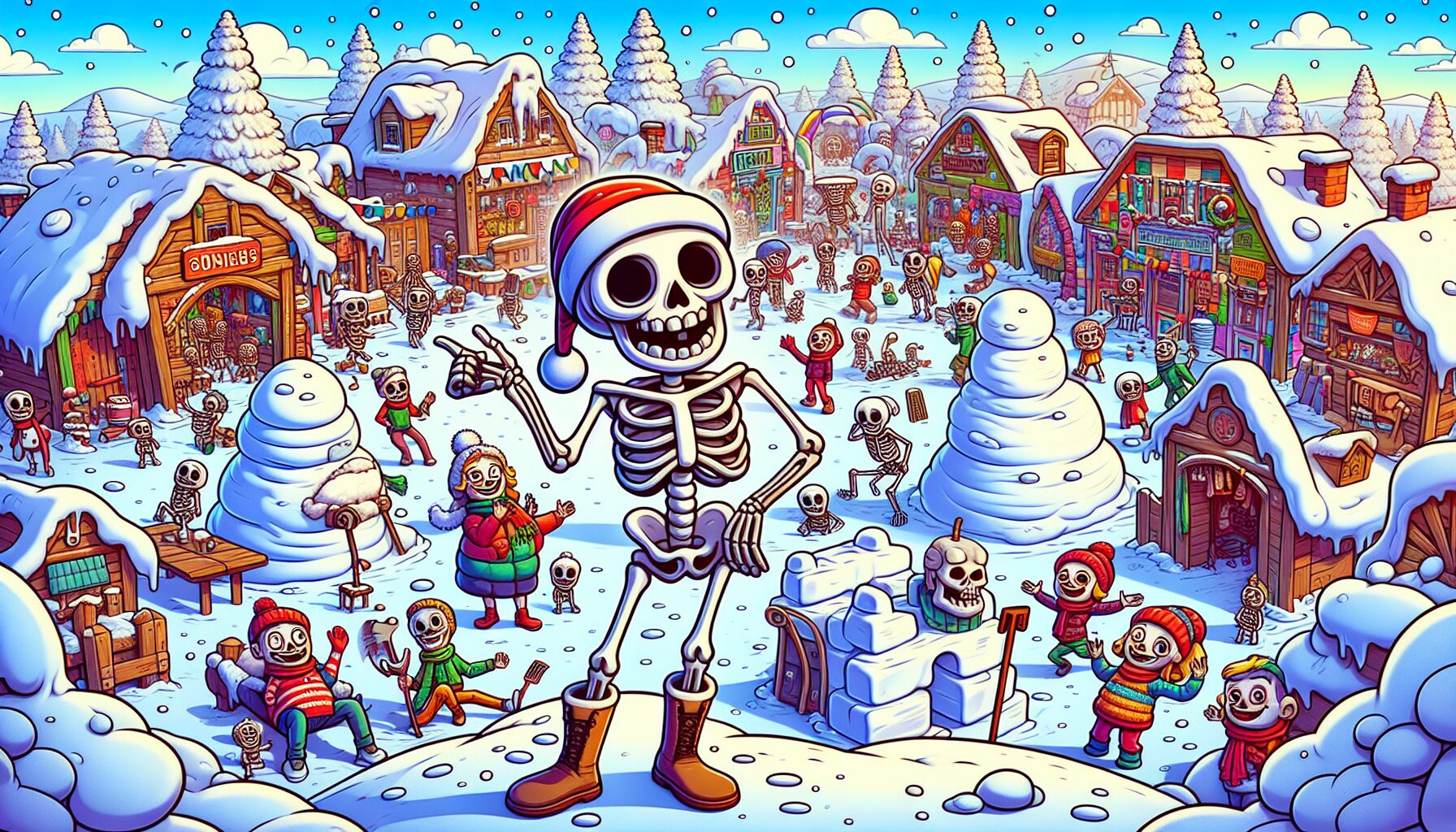 雪鎮的骷髏兄弟Sans與Papyrus