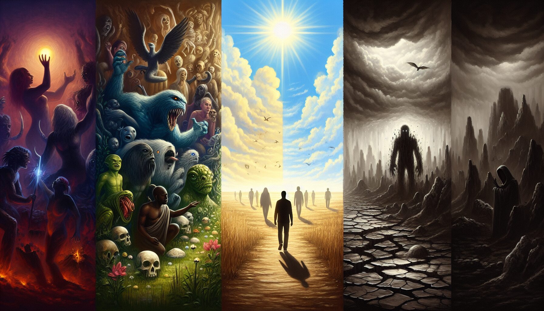 Undertale三條結局路線關鍵插畫