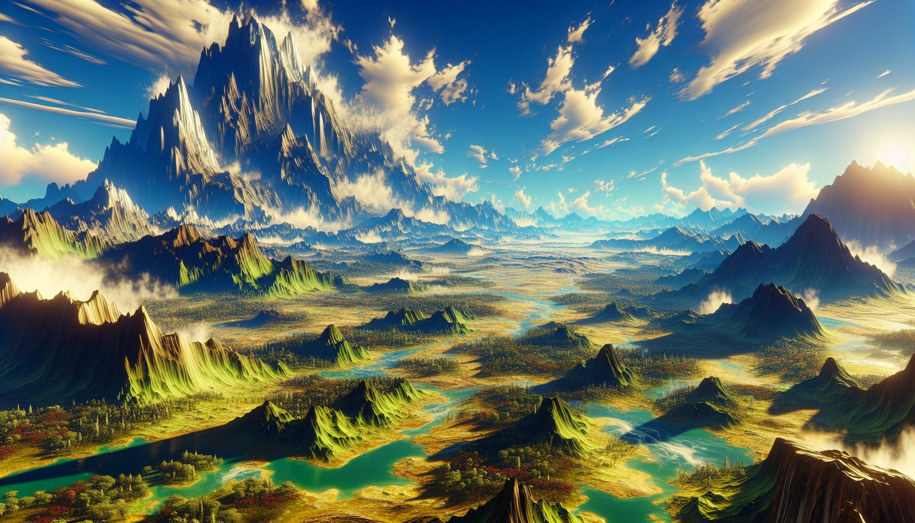 玩家騎乘傳說寶可夢探索帕底亞地區的景色