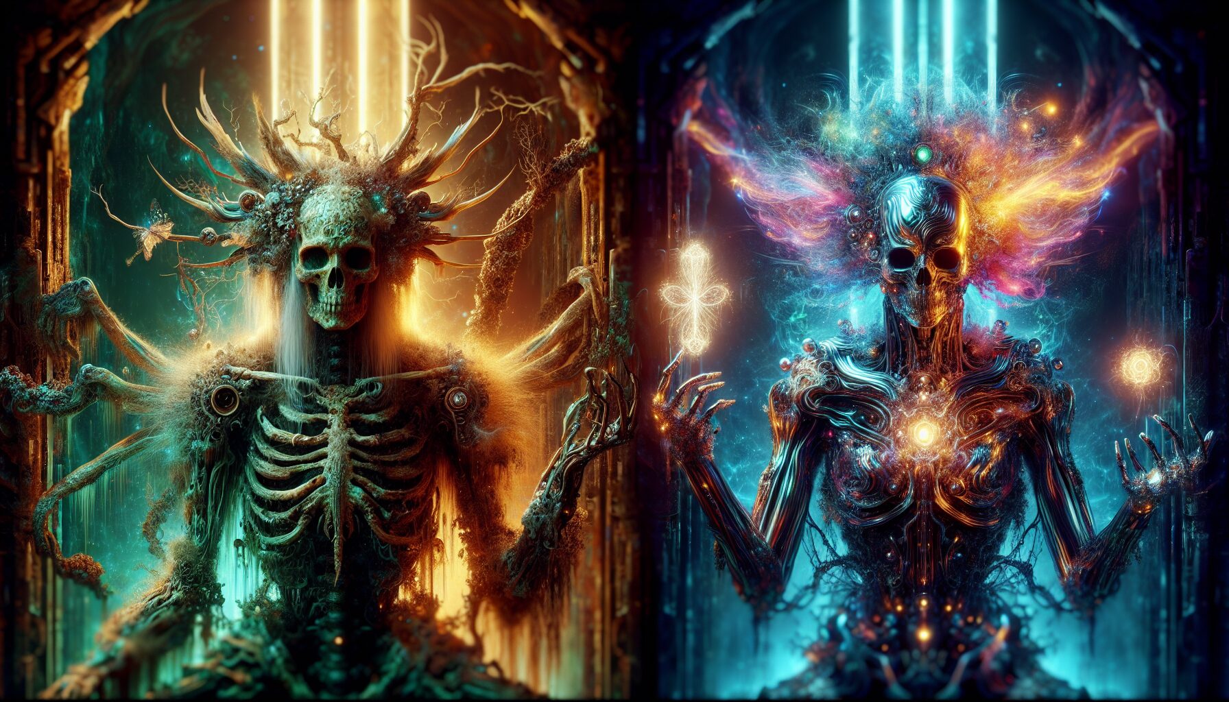 悖謬寶可夢振翼髮與鐵武者官方插圖