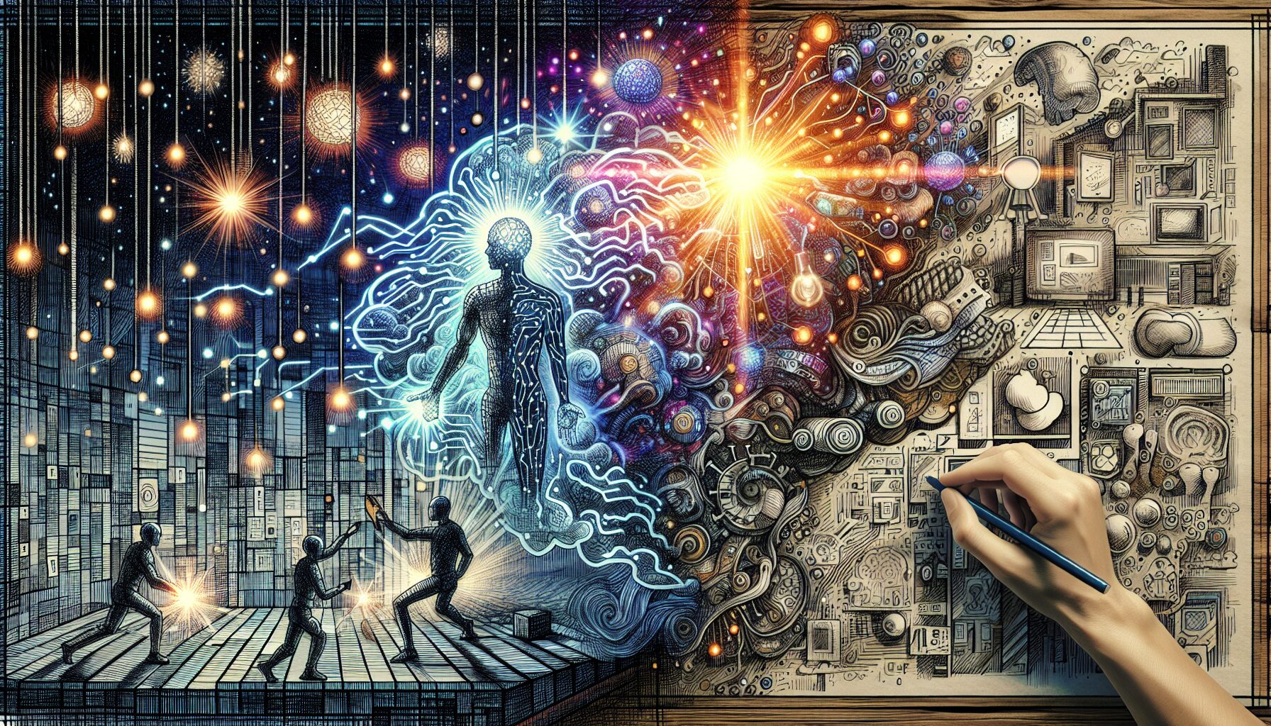 TOPTOON原創漫畫與AI技術結合展望圖