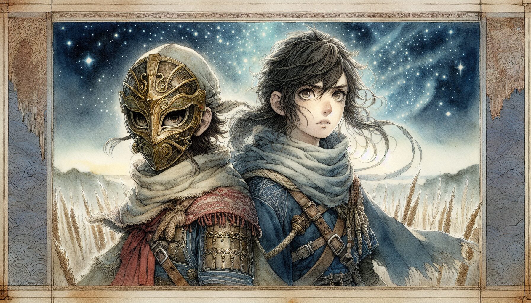 奧爾芬及希儂角色動畫場景,細緻刻劃雙主角情感