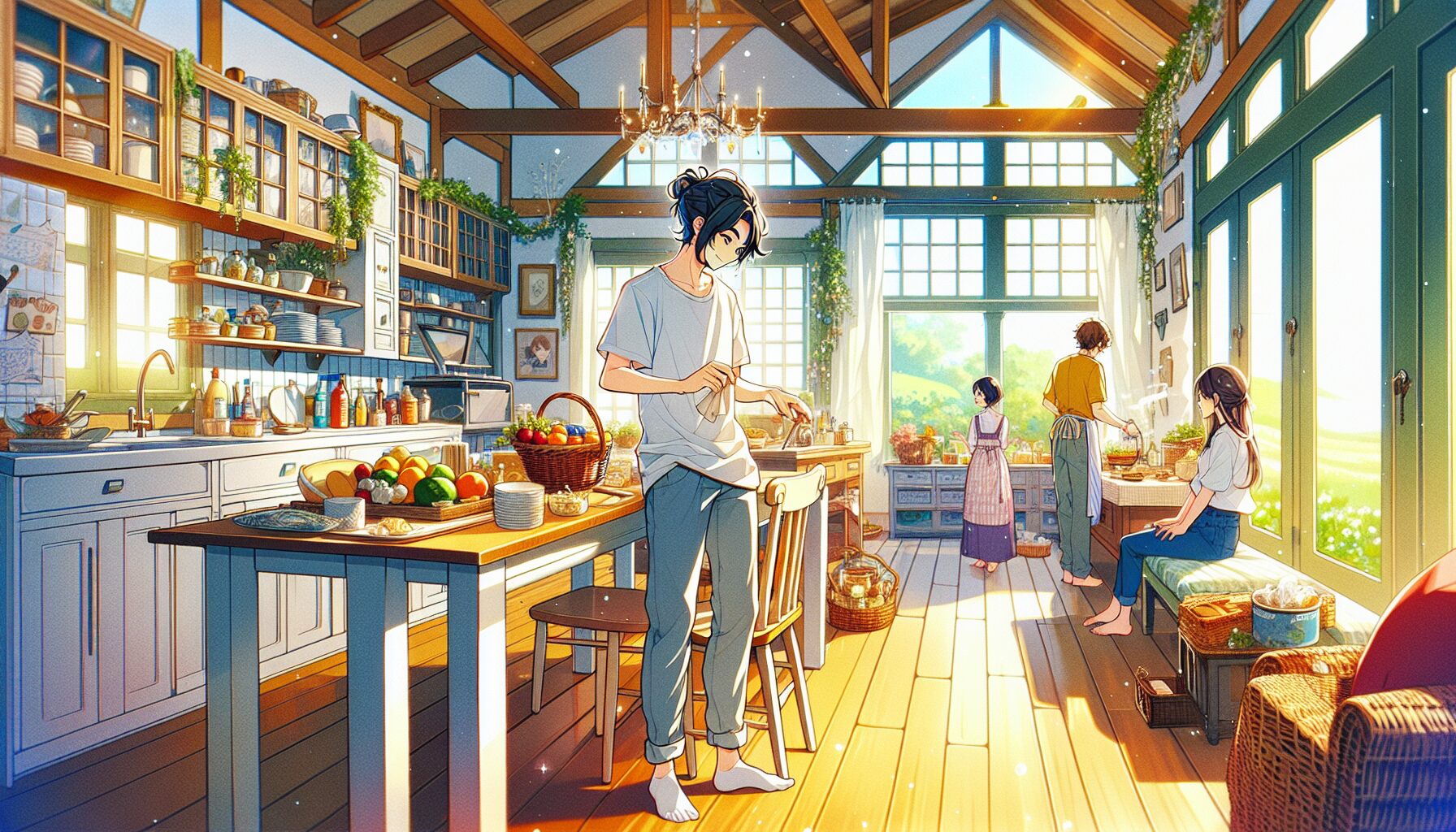 四位女主立繪展示，從左至右分別為香澄、綾乃、雫與靜子，呈現姊系風情各異的魅力