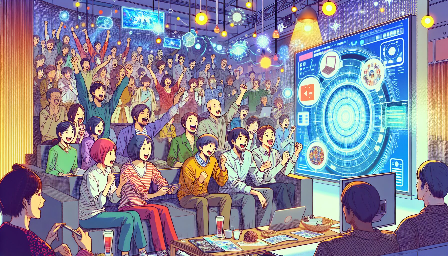 動畫瘋彈幕功能截圖,彈幕互動盛況