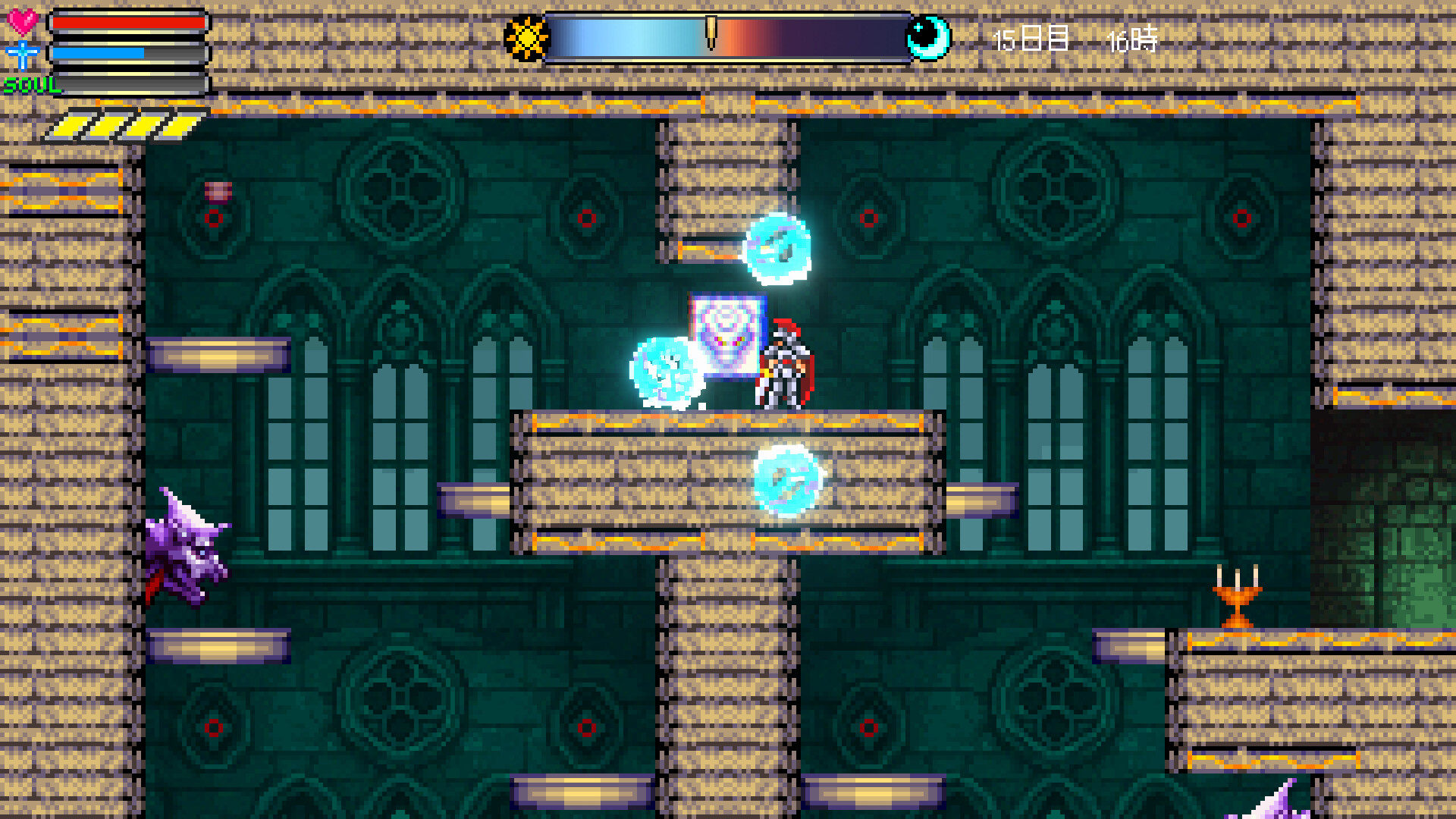 類銀河戰士惡魔城新作《暗夜城堡》融合策略與時間壓力！2025復古動作RPG即將登場