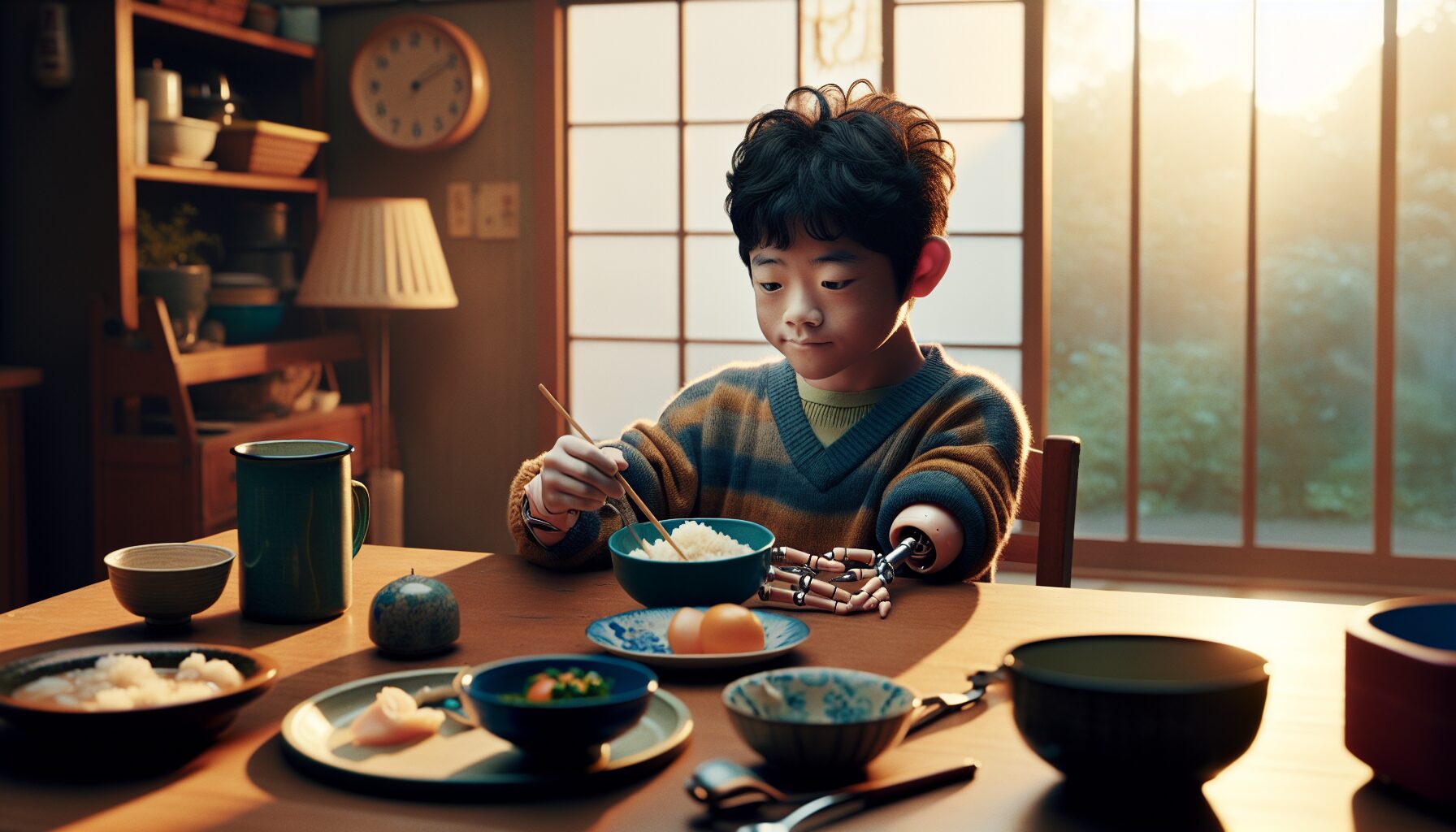 乙武洋匡童年與母親合影,展現樂觀成長環境