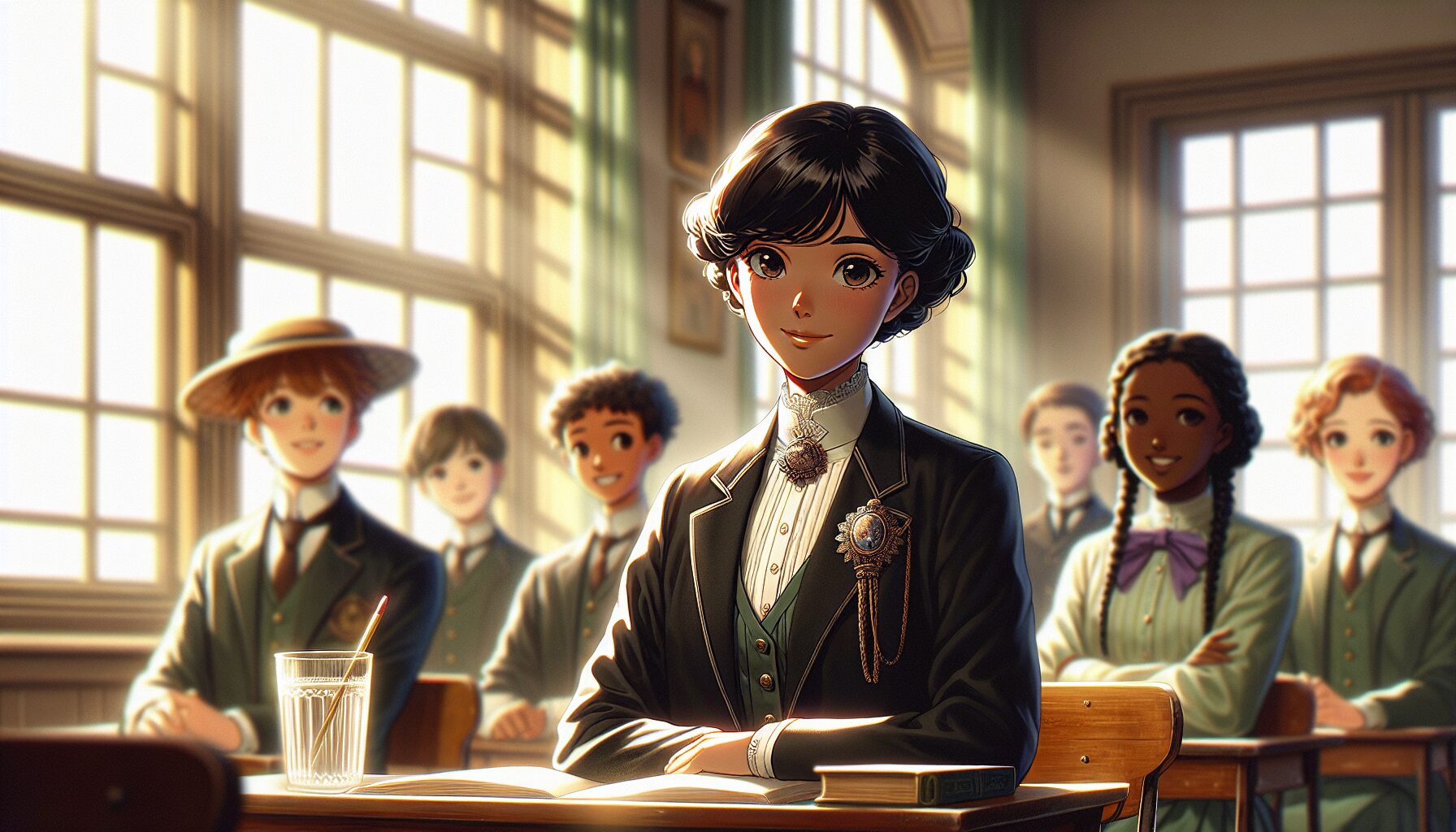 大小姐模式的周防有希,展現端莊與強大氣場