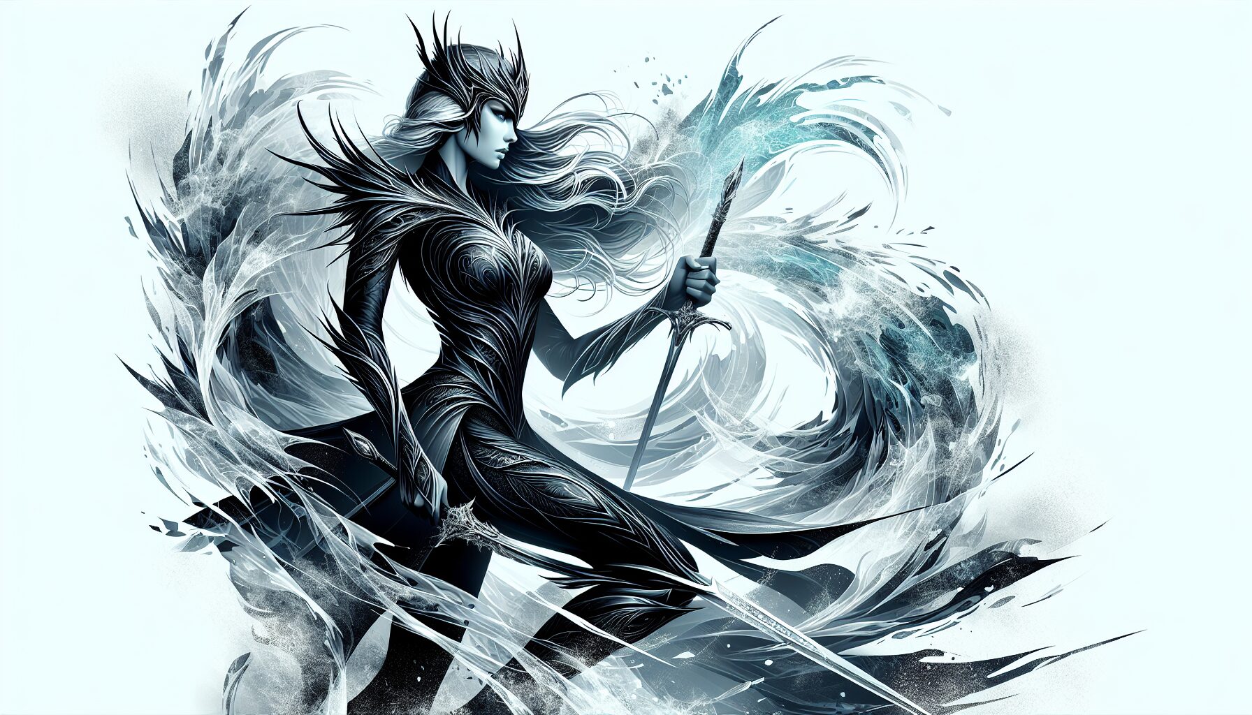 絲柯克和深淵能量的戰鬥剪影(官方故事過場)