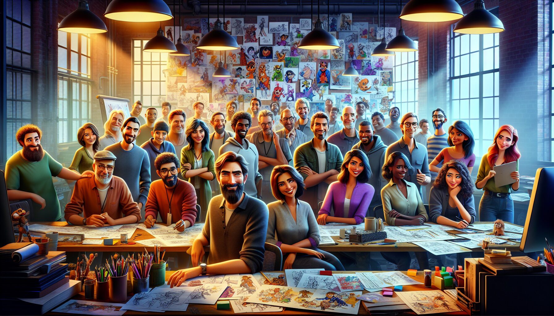 主要配音與製作人員合影宣傳照