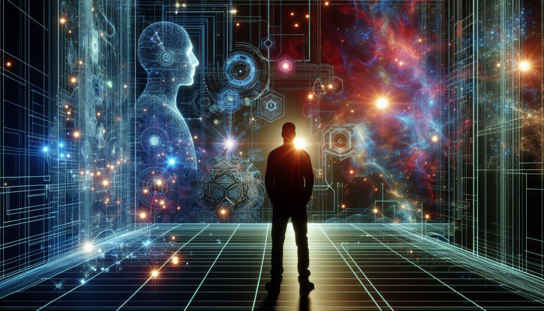 《神經漫遊者》的書籍封面和賽博空間視覺