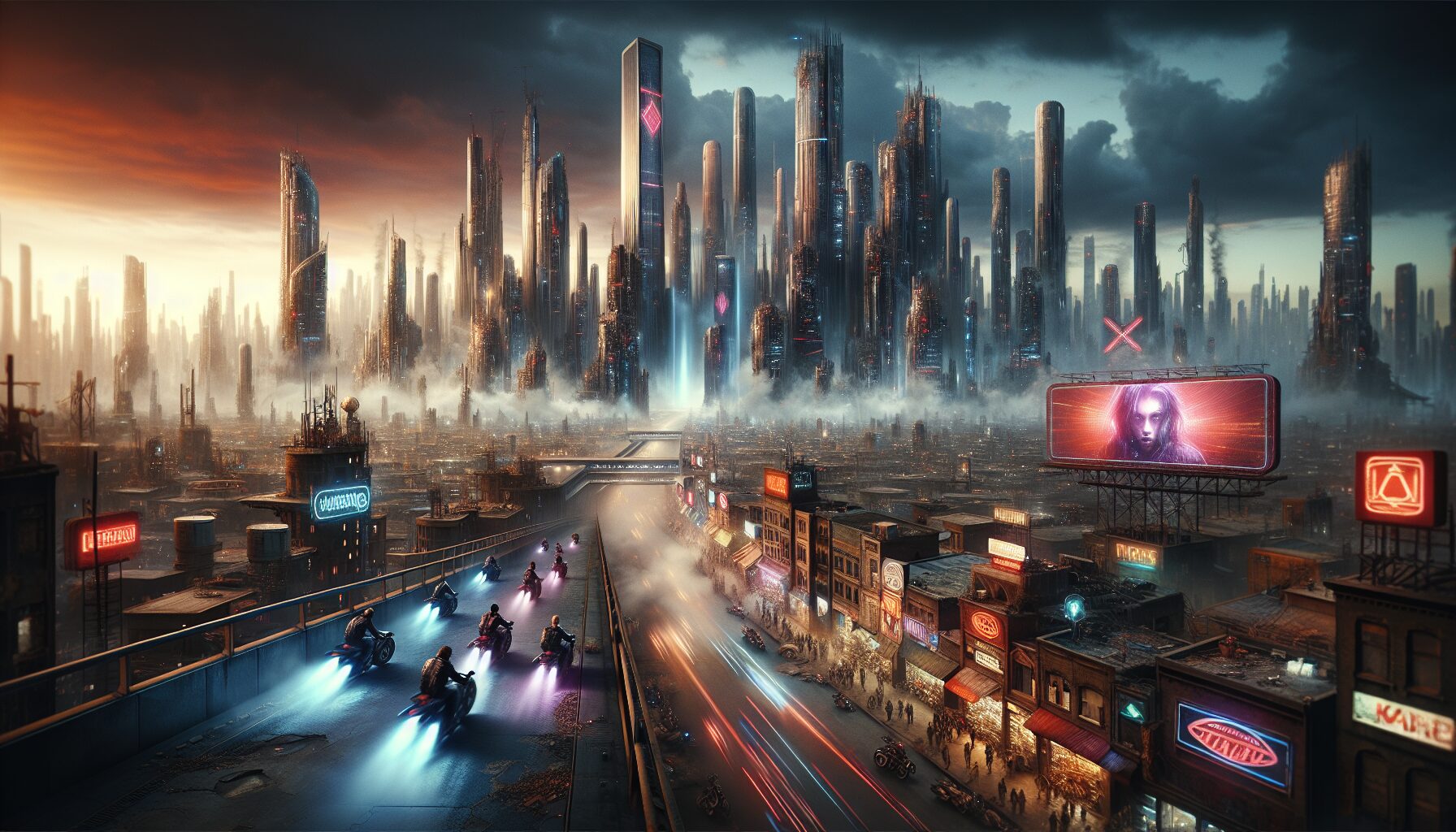 《阿基拉》動畫中的未來東京,經典紅色機車場景