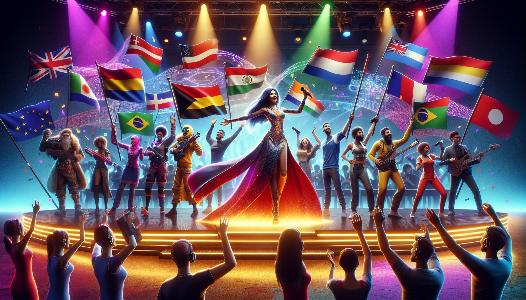 鄧紫棋2025世界賽主題曲舞台