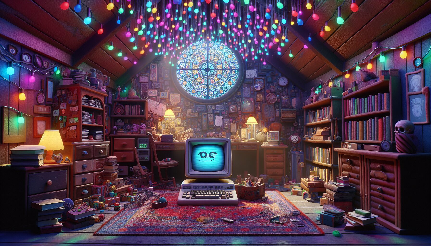 膽小狗英雄常見配角集體亮相，包括電腦與雪莉