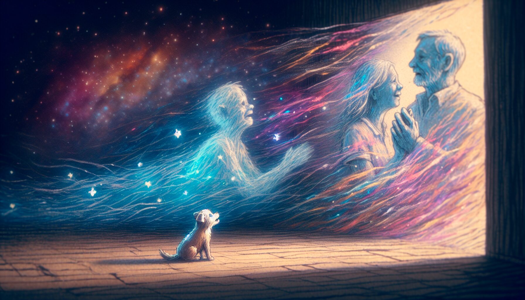 動畫使用3D、手繪、寫實照片混搭的視覺特效