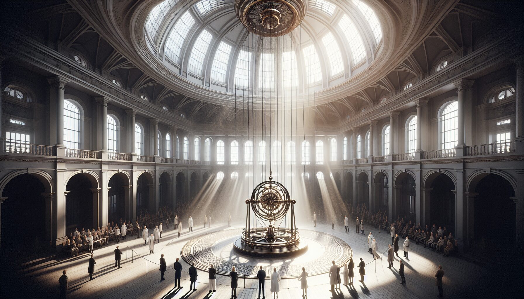 傅科擺（Foucault Pendulum）裝置與軌跡